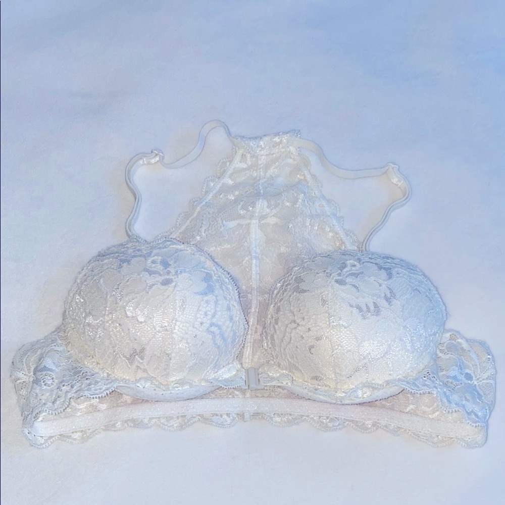 Lace Bralette in Cream Ivory
